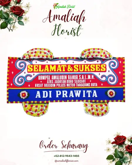 Papan Bunga Ucapan Selamat Setiling